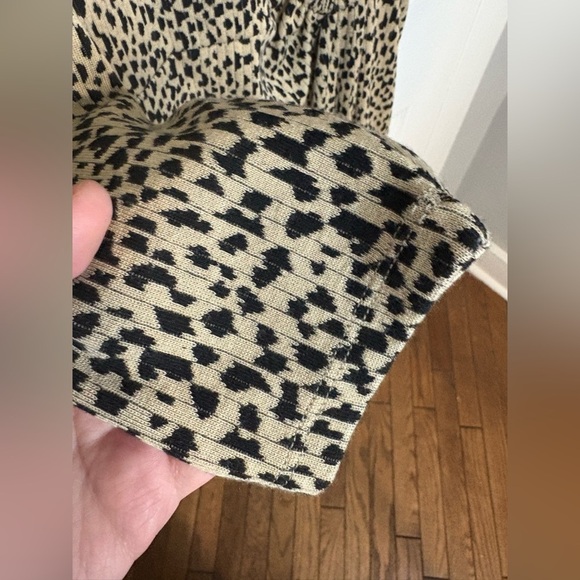 NWT Soft Surroundings Damaria Faux Wrap Dress | Leopard Print | XL Petite - Picture 8 of 15